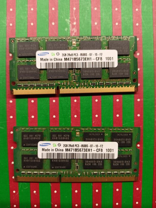 Pamięć RAM Samsung DDR3 2GB PC3 8500S