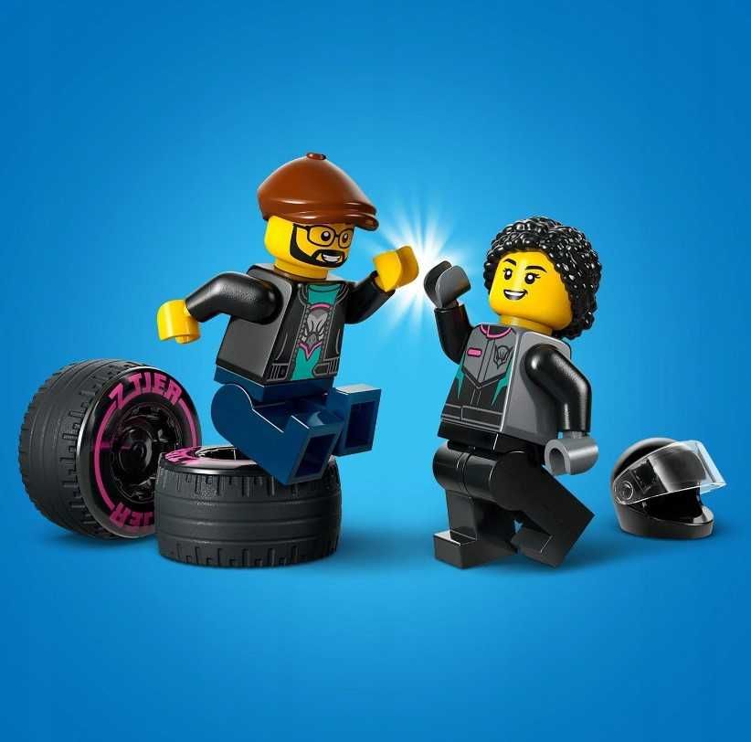 LEGO City samochód wyścigowy i LAWETA TIR