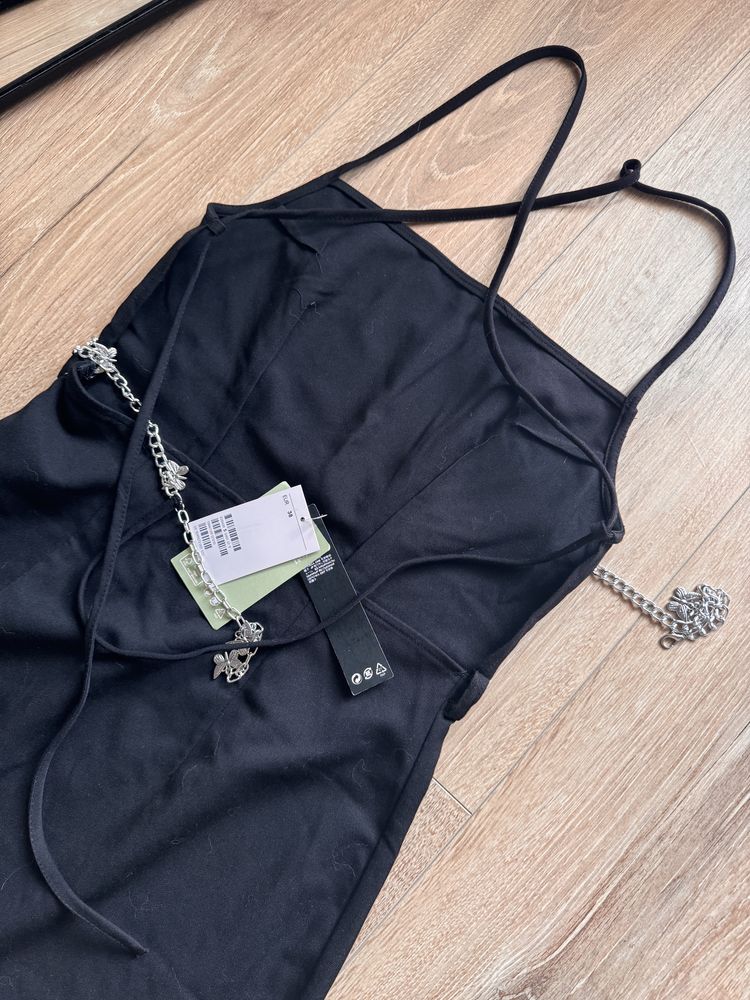 Sukienka h&m sznurowane plexcy