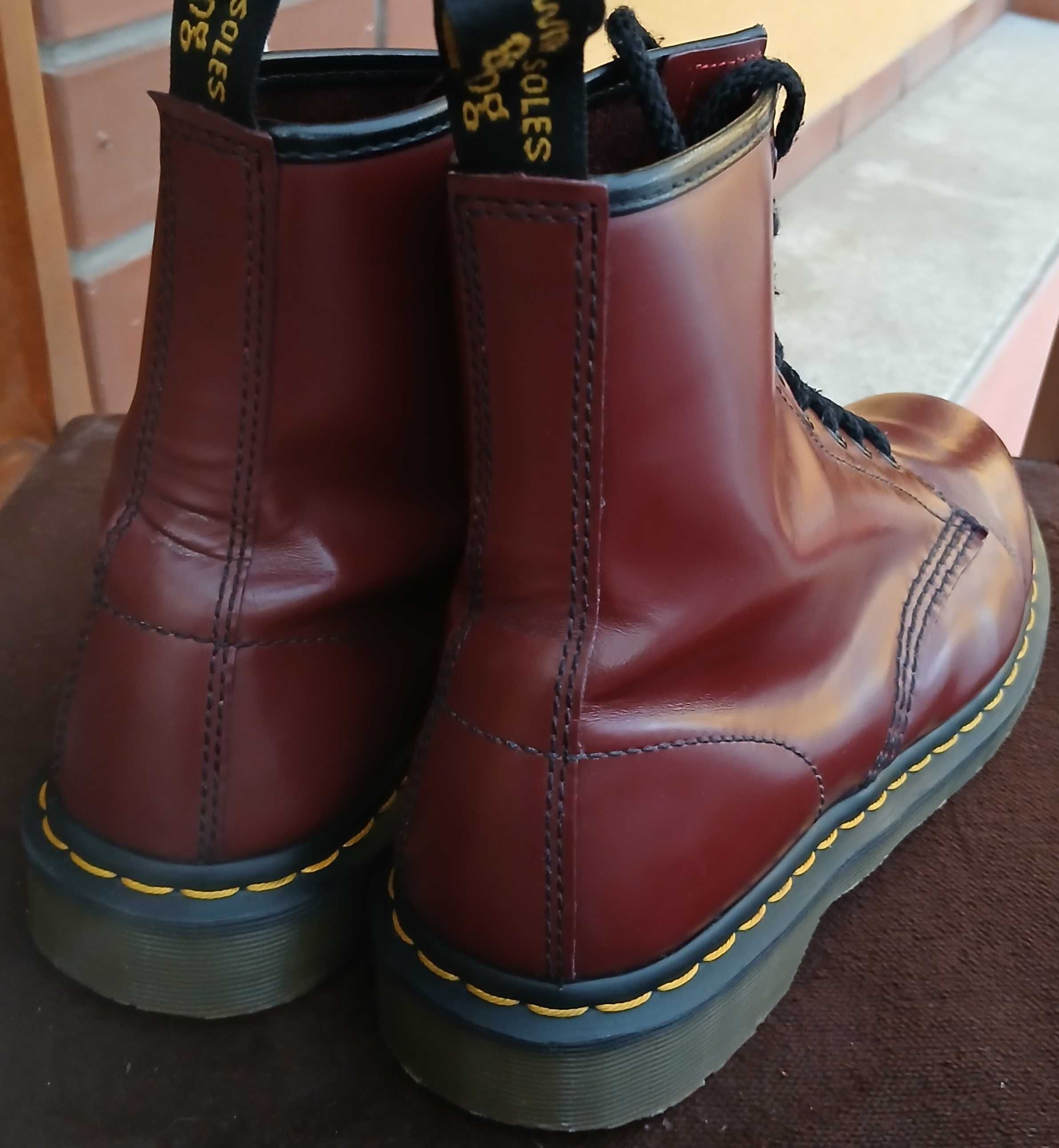 Dr Martens 1460, cherry red, oxblood, rozmiar 8