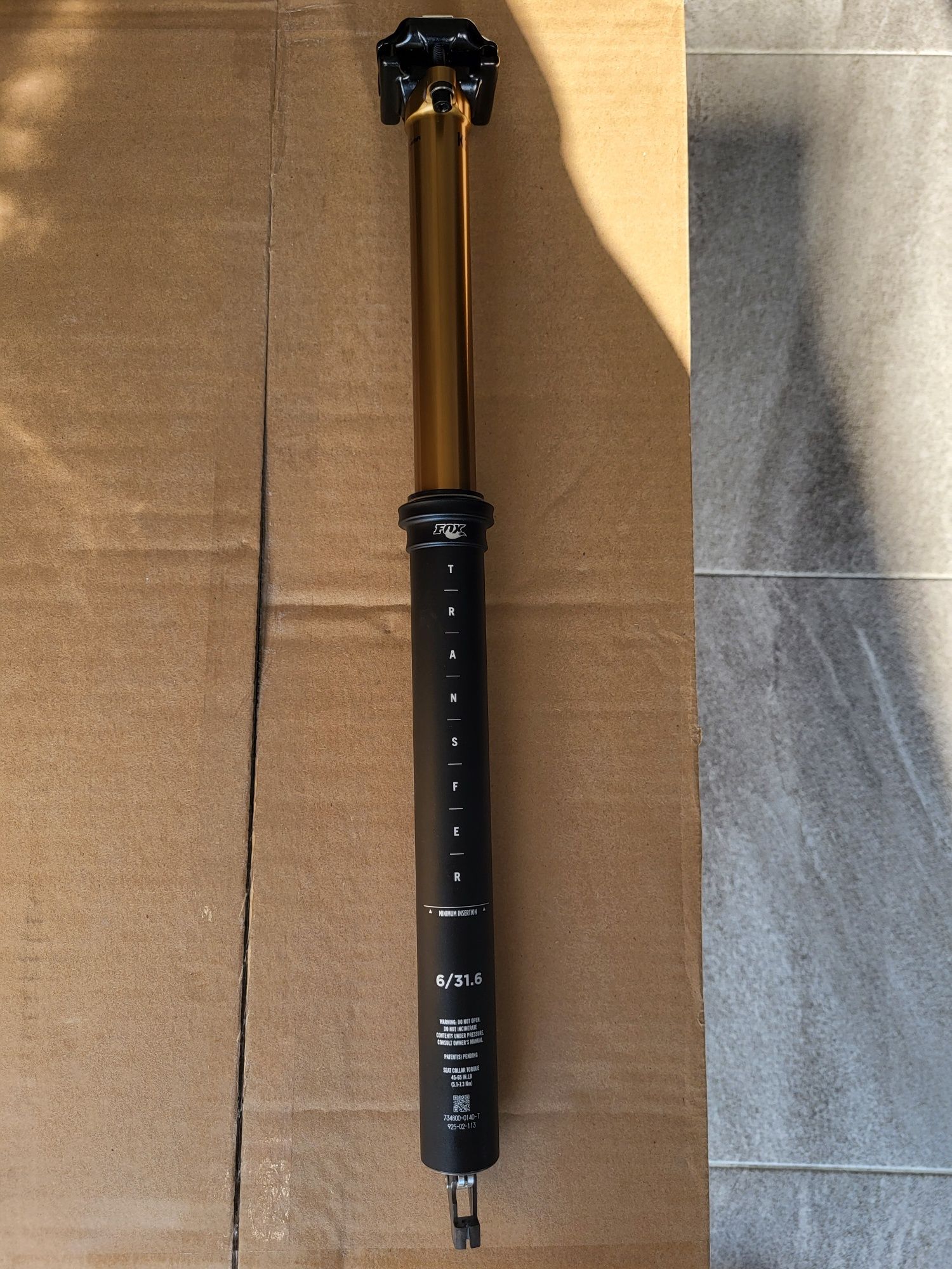 Sztyca hydrauliczna fox transfer kashima  nowa