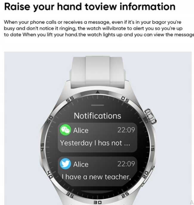 Smartwatch MT300 Pomiar EKG, Licznik kalorii,Rozmowy Bluetooth ttst970