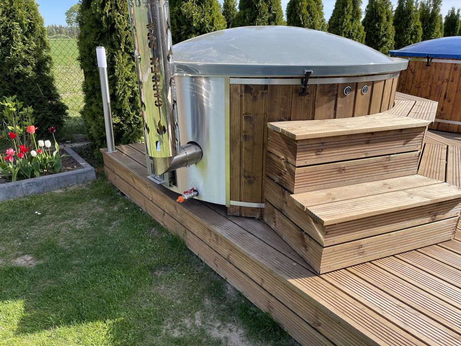 Balia sauna bania jacuzzi goraca beczka raty od ręki
