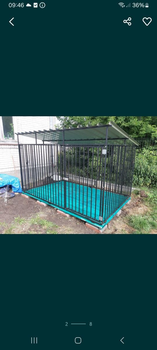 Kojec Boks dla Psa 3x2m Panelowy Kompletny