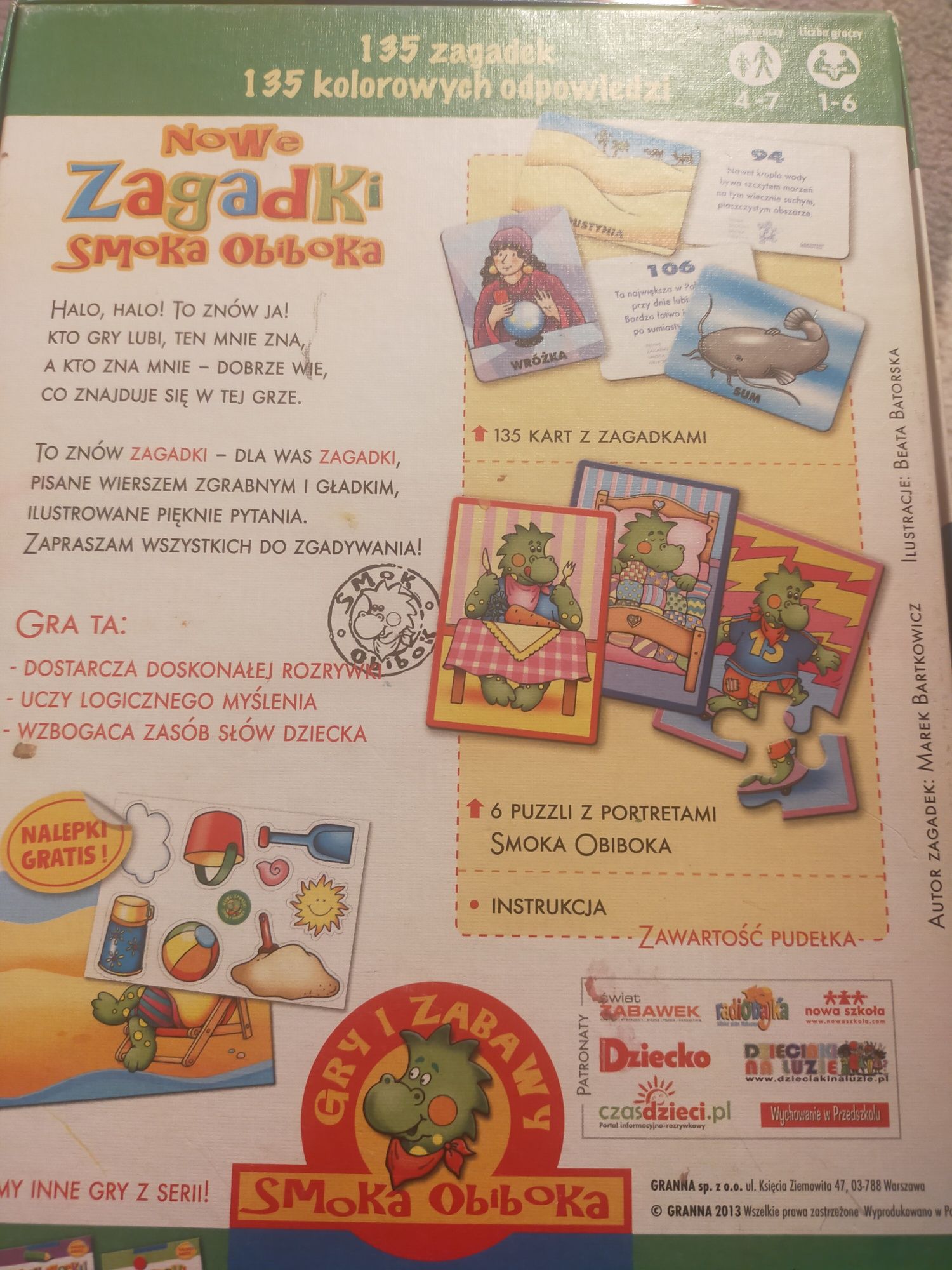 Gra zagadki smoka Obiboka