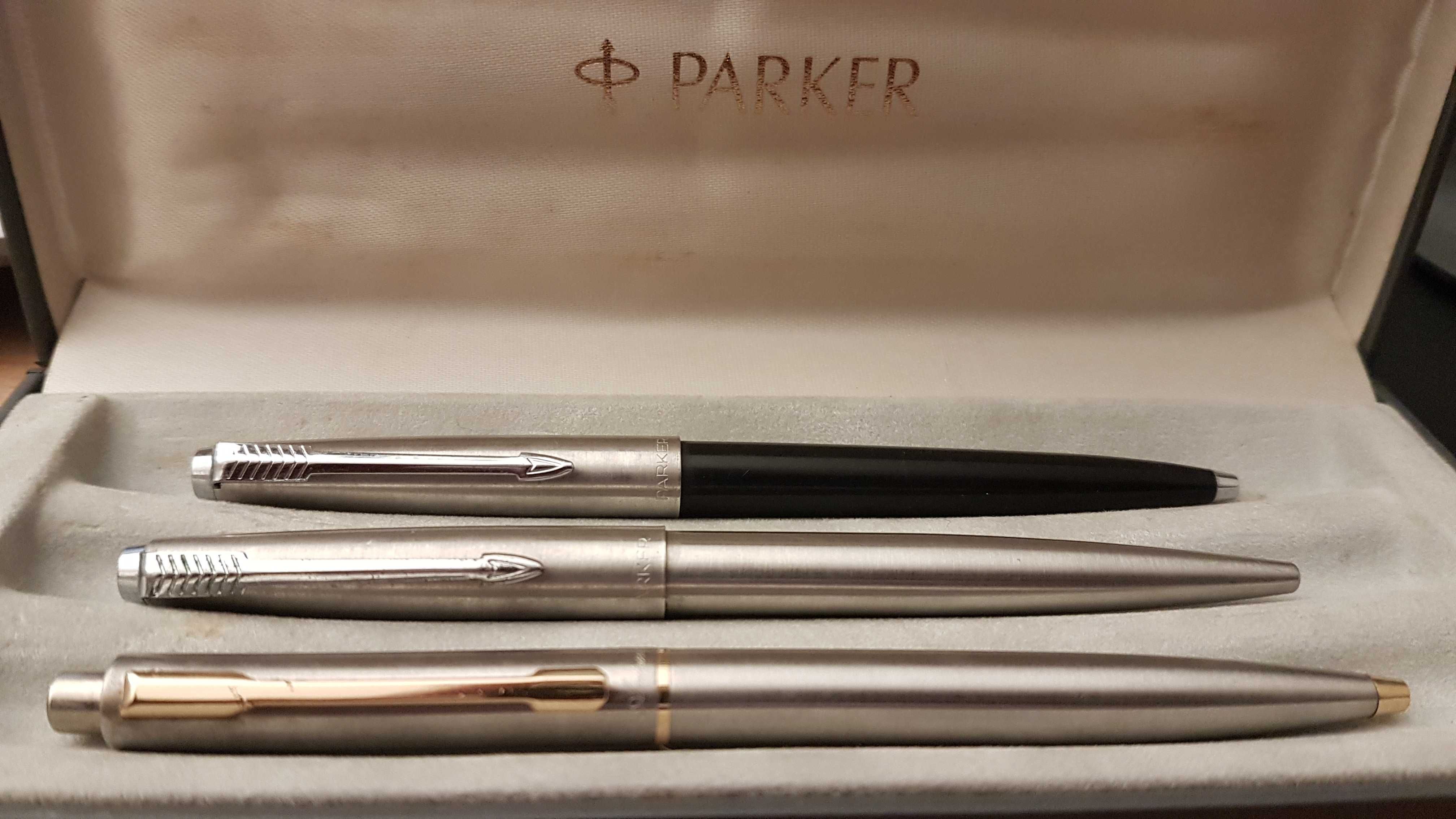 Esferográficas Parker - Lote de 3 com caixa original