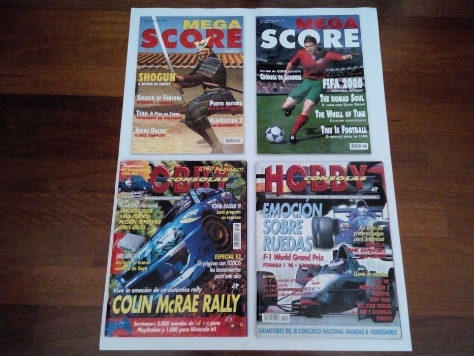 Revistas de Jogos dos anos 90 e 2000