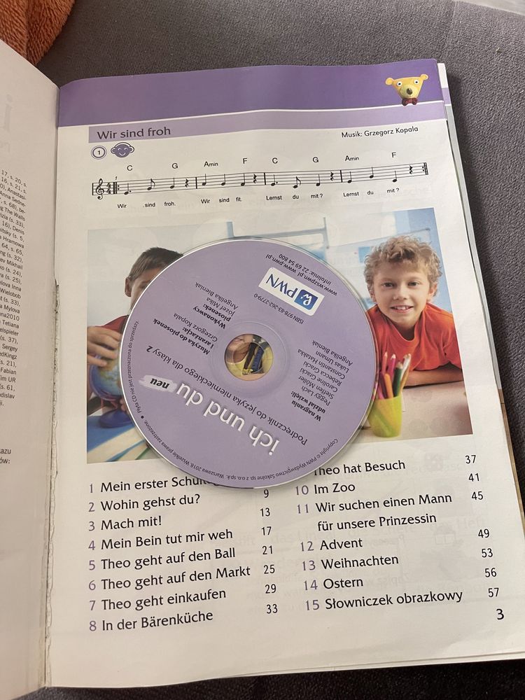 Ich und du 2 książka do języka niemieckiego j niemiecki płyta CD