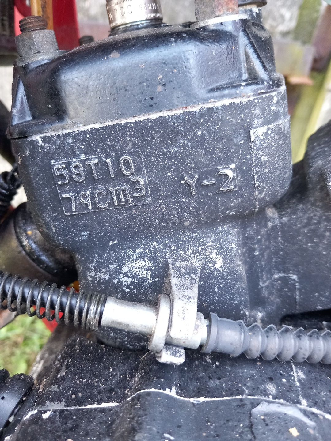 Cross  YAMAHA 80 Cm³ 2sztuki odpalają i jeżdżą