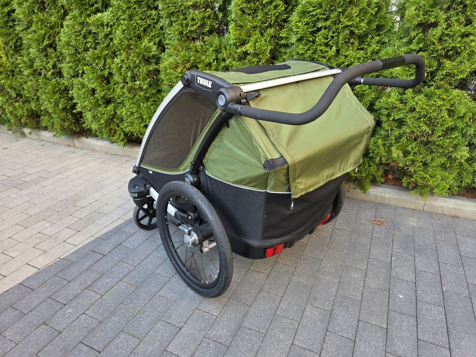 THULE Chariot Cab 2 - przyczepka rowerowa, wózek do roweru 2w1.