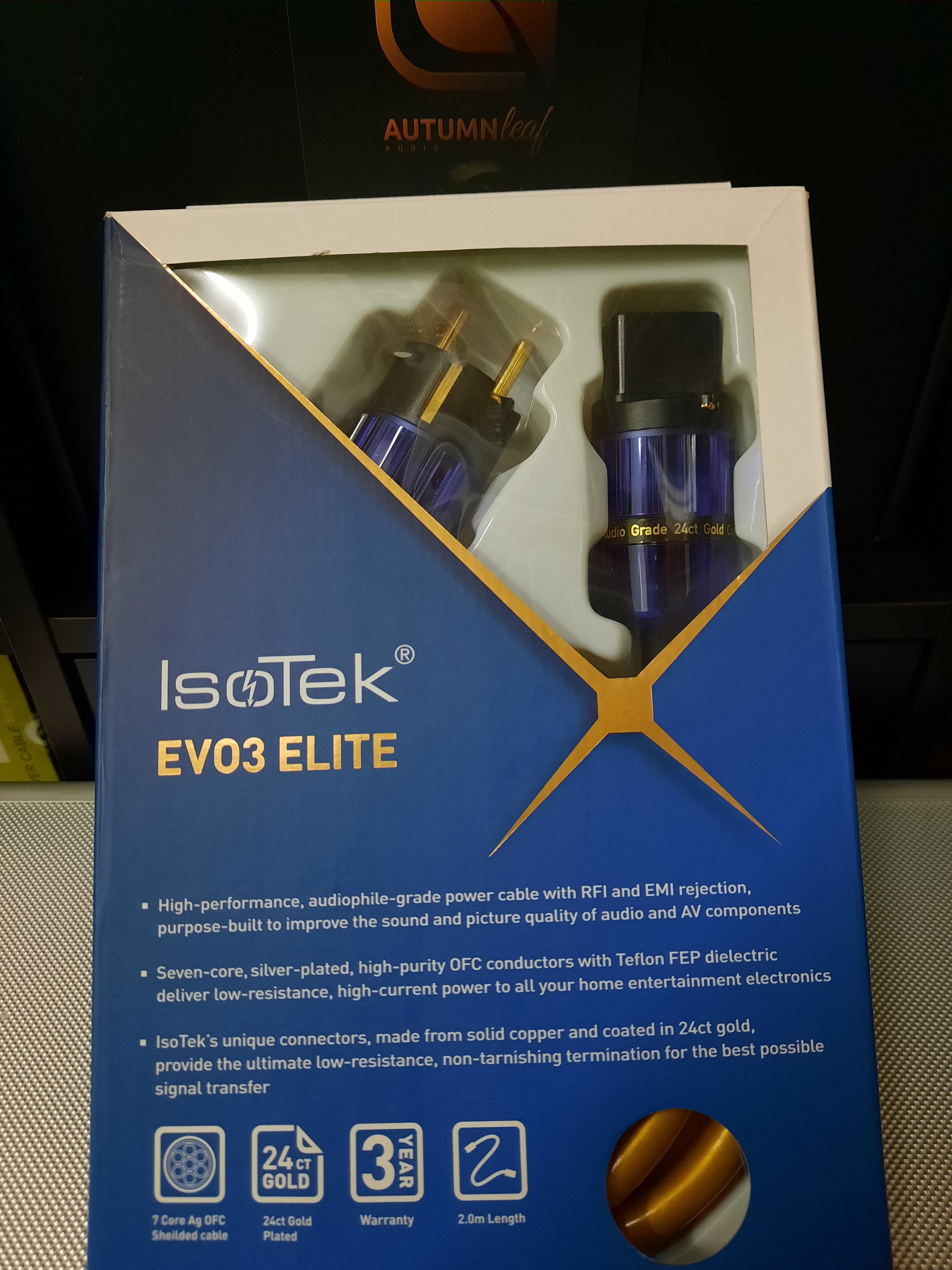 IsoTek EVO3 Elite IEC C19 - Cabo de corrente - Novo