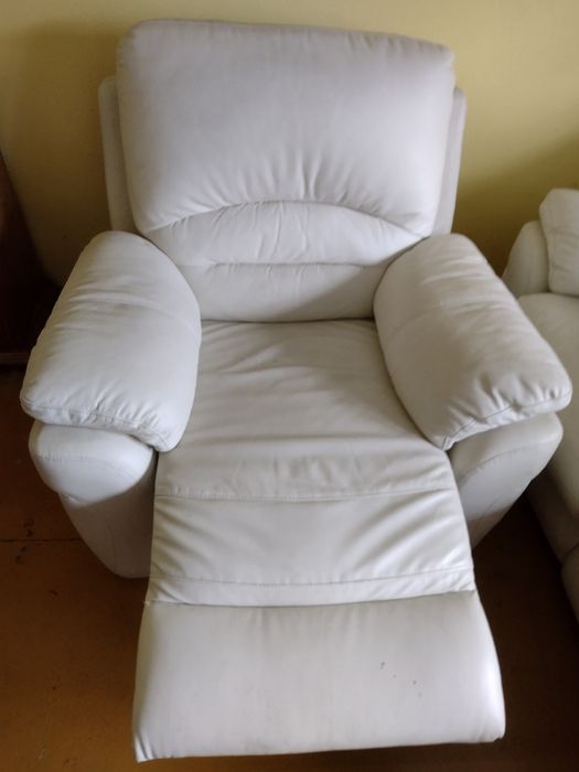 Komplet mebli sztuczna skóra