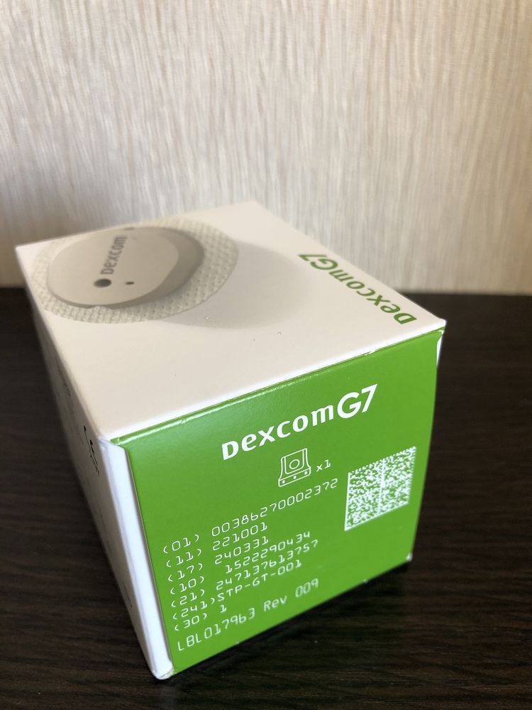 Сенсори Dexcom G7 в ммоль, придатність 2025 р. Контроль діабету