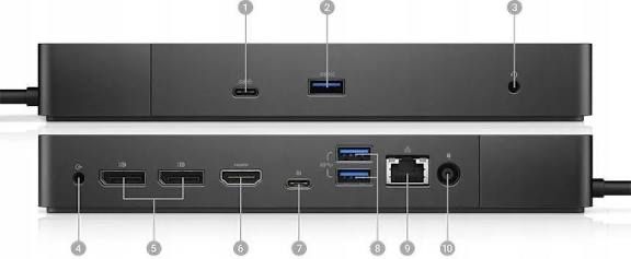 Stacja dokująca Dell WD19 - obsługa 3 monitorów, ładowanie laptopa