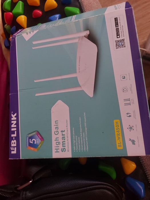 WiFi роутер с 4 антеннами и 2 портами 300 Mbps LB-LINK (kt-BL-WR450H)