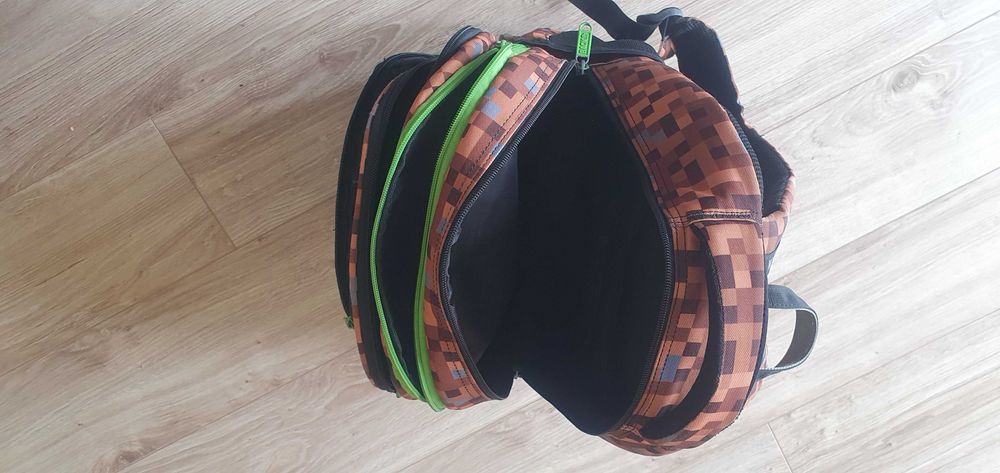 Plecak szkolny BACKUP minecraft 4-komorowy