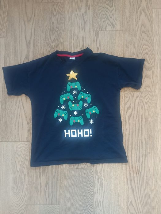 Podkoszulek/koszulka/T-Shirt świąteczny, choinka, gamingowy, LINDEX