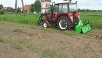 Usługi traktorem ogrodnicze glebogryzarką równanie terenu pod ogródek