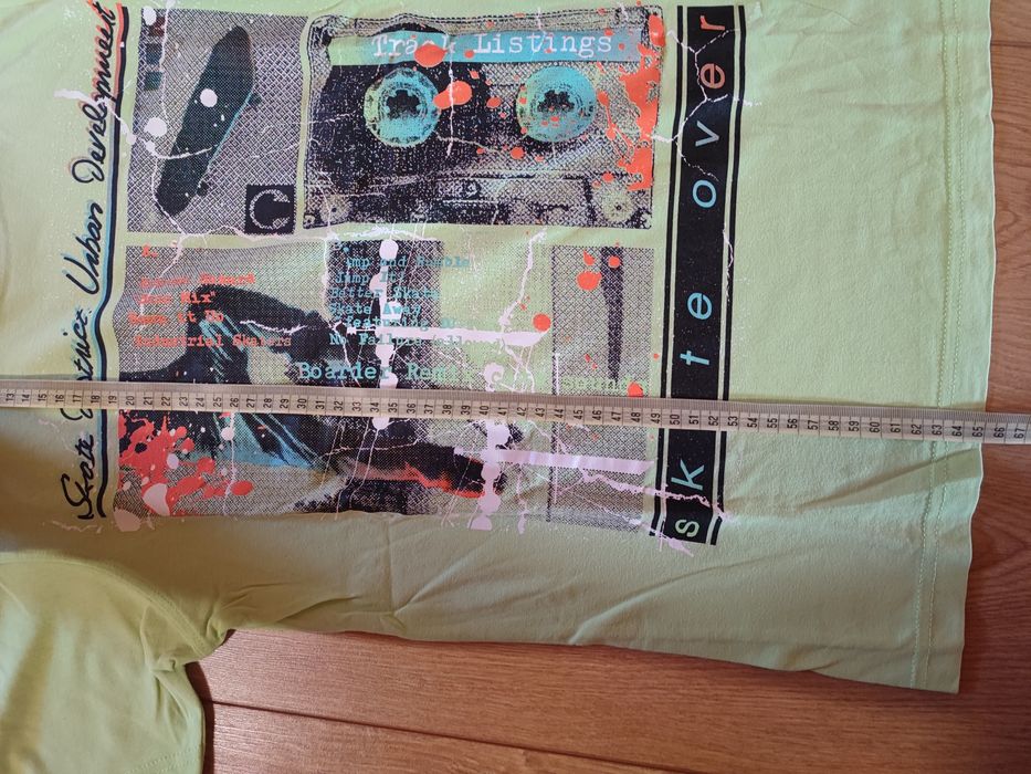 Koszulka t-shirt bawełniany dziecięcy 158/164 z grafiką