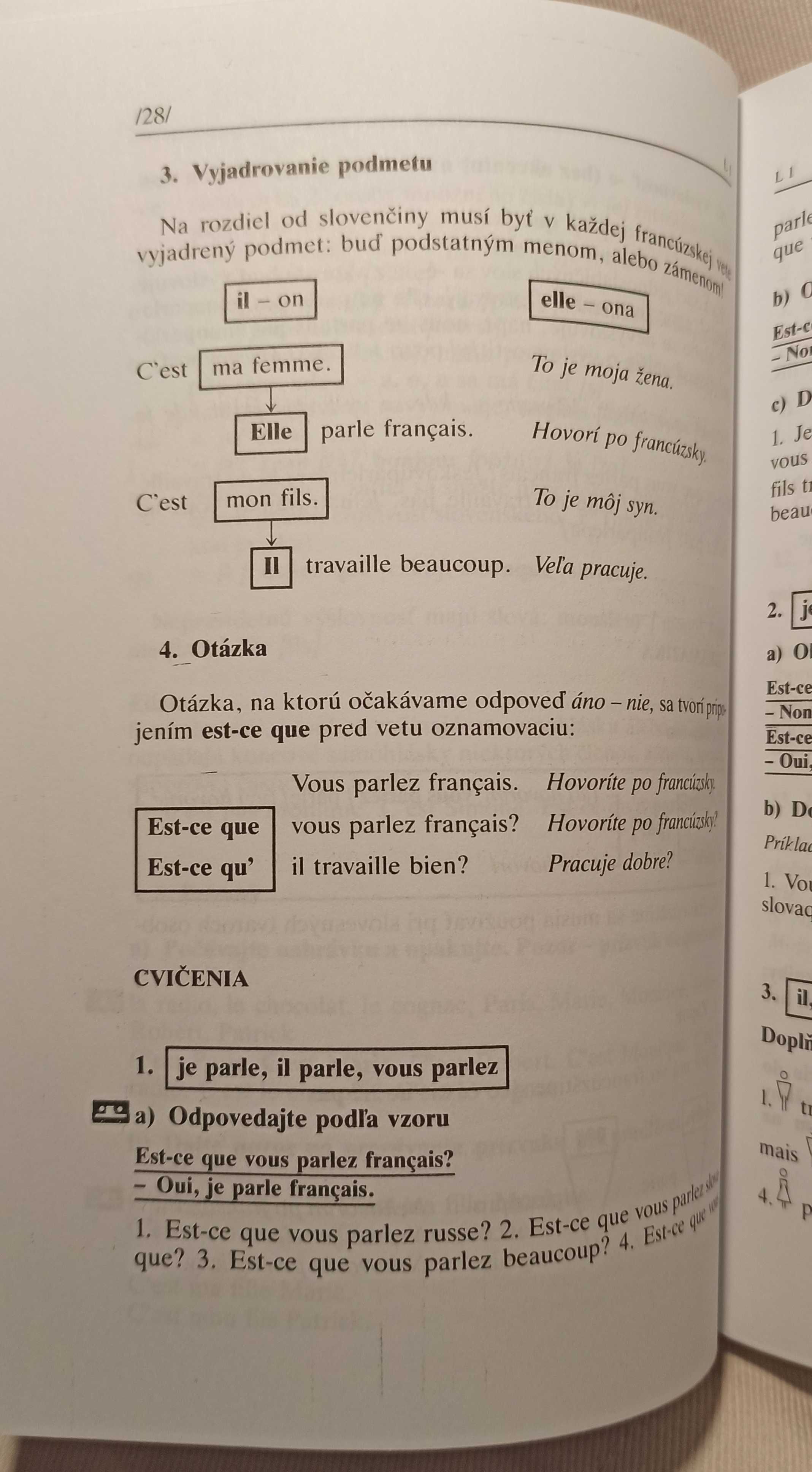 Podrecznik do nauki francuskiego po slowacku