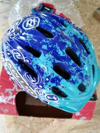 Kask rowerowy Kellys + rękawiczki Etape + ochraniacze