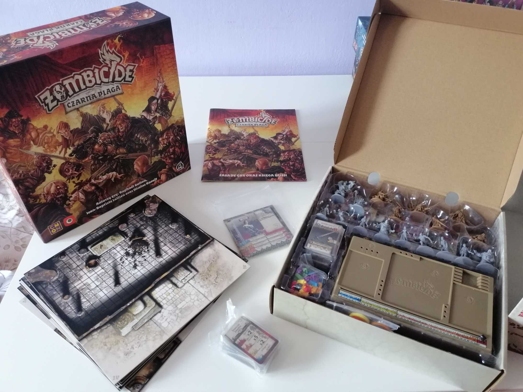 Zestaw Zombicide: Czarna Plaga + 6 dodatków + koszulki + 2 gratisy!