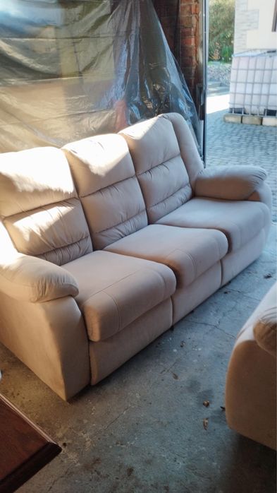 Kanapa rozkladana i fotel relaks