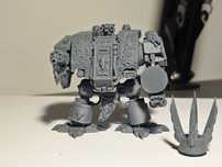 Space wolves Bjorn the Fell-Handed, druk 3D
