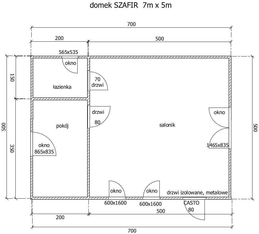 domek letniskowy, parterowy, drewniany,szkieletowy, ogrodowy, do 35m2,