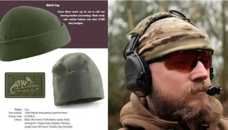 HELIKON-TEX WATCH CAP FLEECE Шапка флісова універсальна докерка ковпак