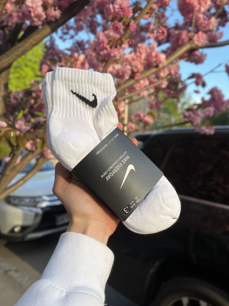 ОРИГінал Nike Everyday носки білі середні 38-42, 42-46, 46-50