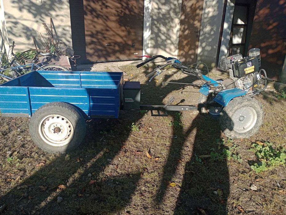 мотоблока ДТЗ 512ДН - К (колеса 5.00-12) і ще плюс прицеп і фреза