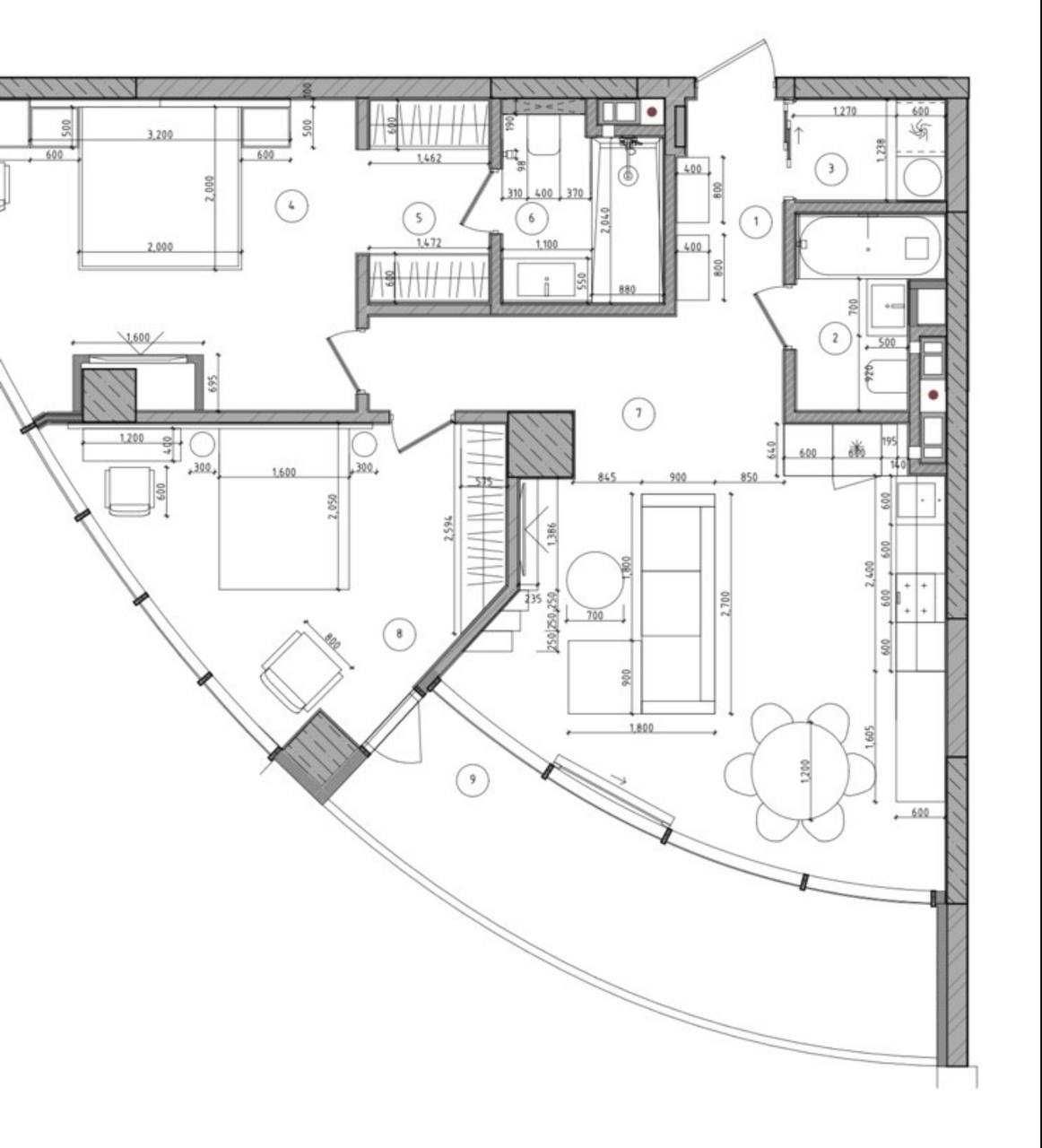 2р 95м2 Taryan Towers Таріан Тауерс 1 башта. Будинок здан Без комісії