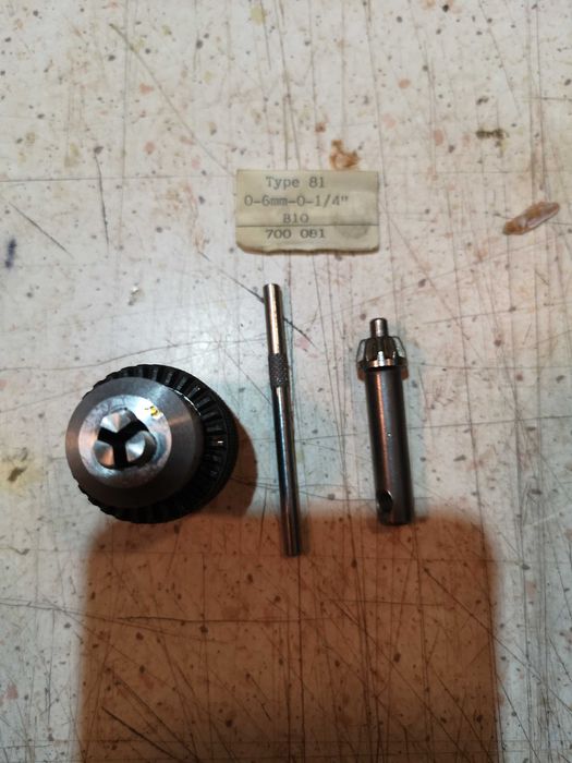 Uchwyt wiertarski z kluczem od 0,5 - 6 mm