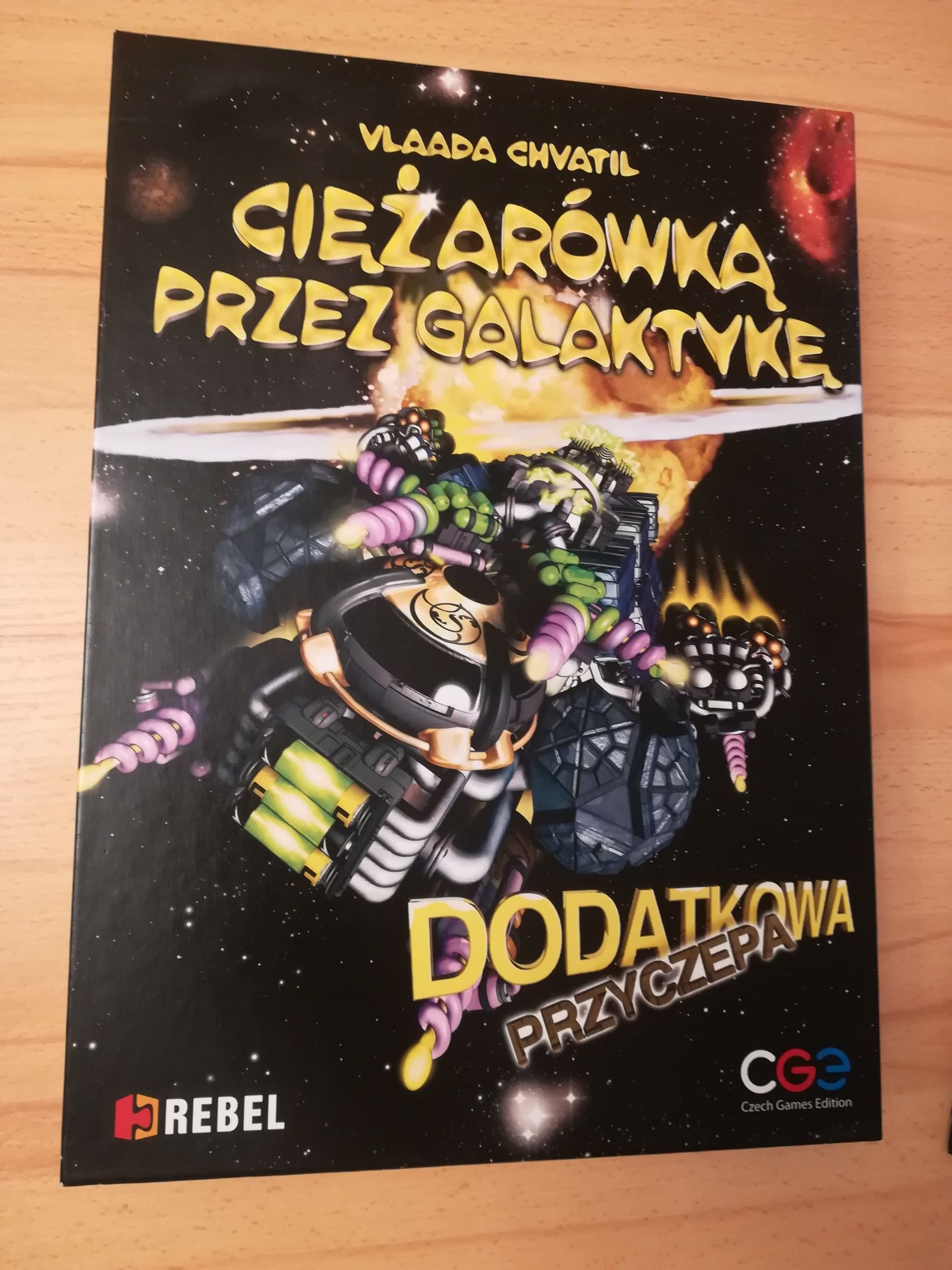 Ciężarówką przez galaktykę wraz z dodatkową przyczepą gra planszowa