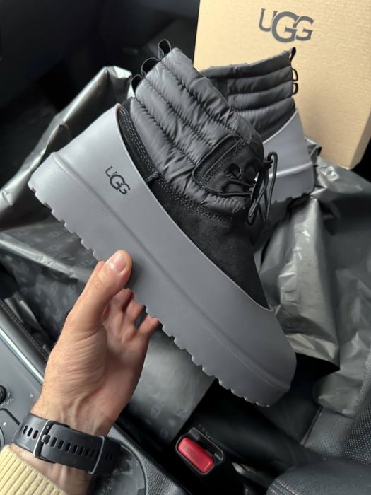 Чоловічі угі черевики UGG чорні замшеві