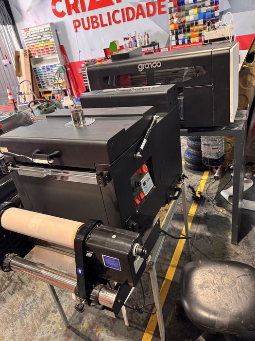 Maquina de impressão DTF 30cm com forno