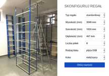 Regaly Na Opony Metalowe Polkowe Regal Do Garazu Sklepu Magazynu Regal