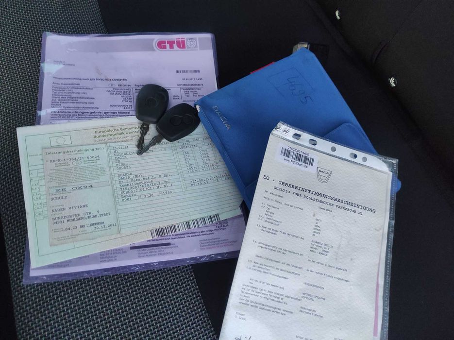 Dacia Dokker 1.6 Benzyna Klimatyzacja Zadbany