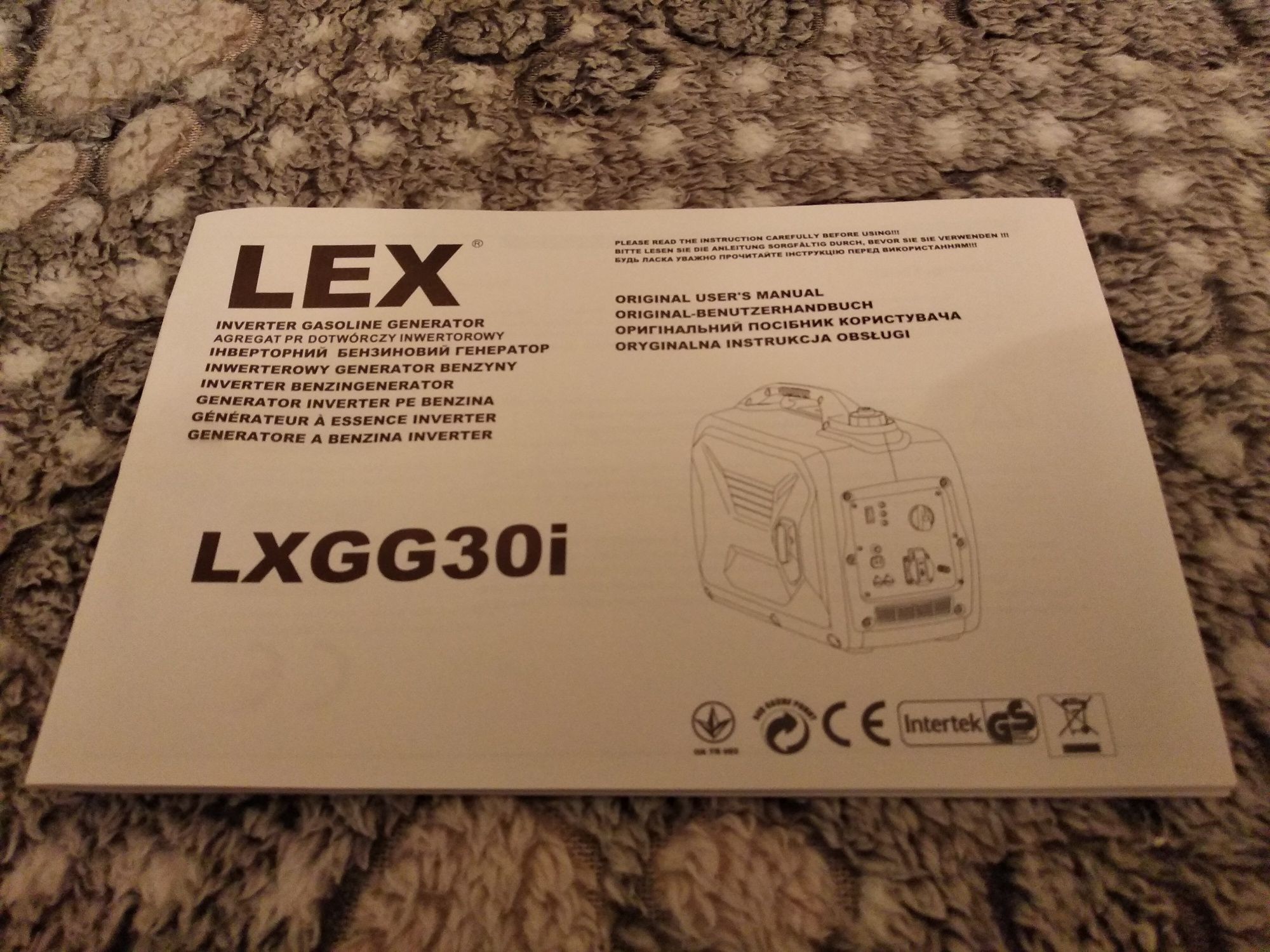 Генератор інверторний LEX LXGG30i 3кВт