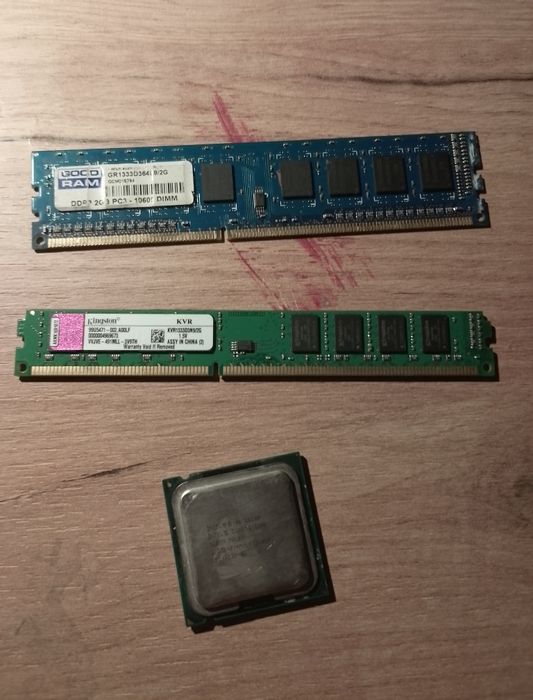 Płyta główna z procesorem z ram(uszkodzona płyta)