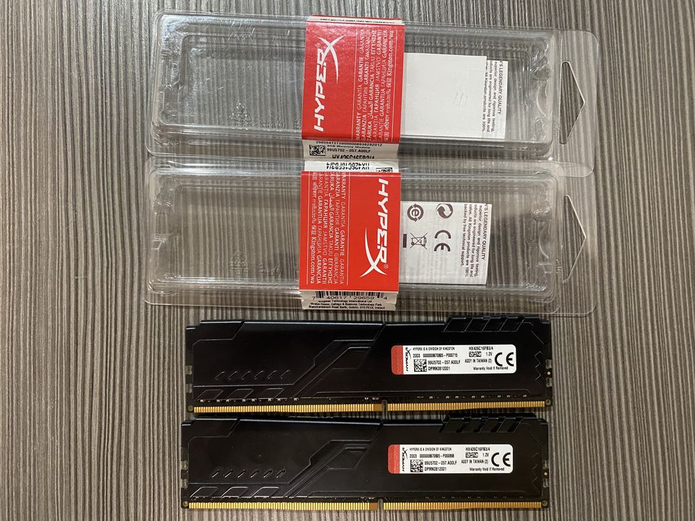 Kingston DDR4 2666 Mhz (2x4) Hyperx Fury 8 Gb