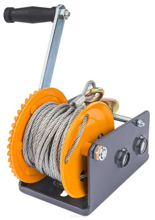 POWERMAT Linowa Wciągarka Wyciągarka Korbowa Ręczna 1133kg 10m PM1268