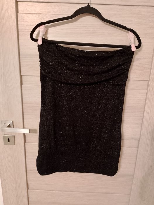 Sukienka świecąca czarna