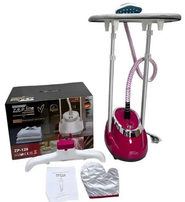 Отпариватель ручной вертикальный со стойкой Zepline ZP-129 3000W 3 л