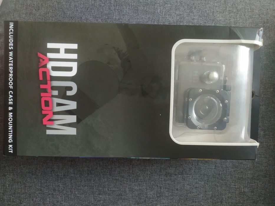 Kamera sportowa HD CAM ACTION z wodoodpornym casem