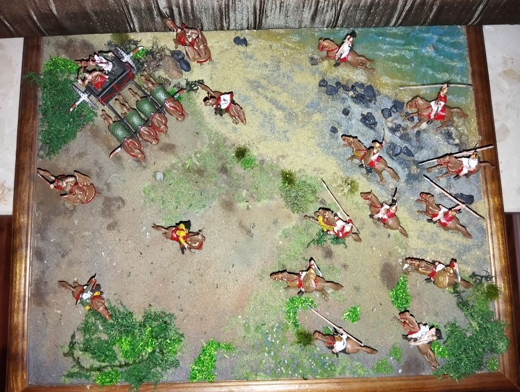 Diorama, makieta, figurki, żołnierzyki w skali 1:72