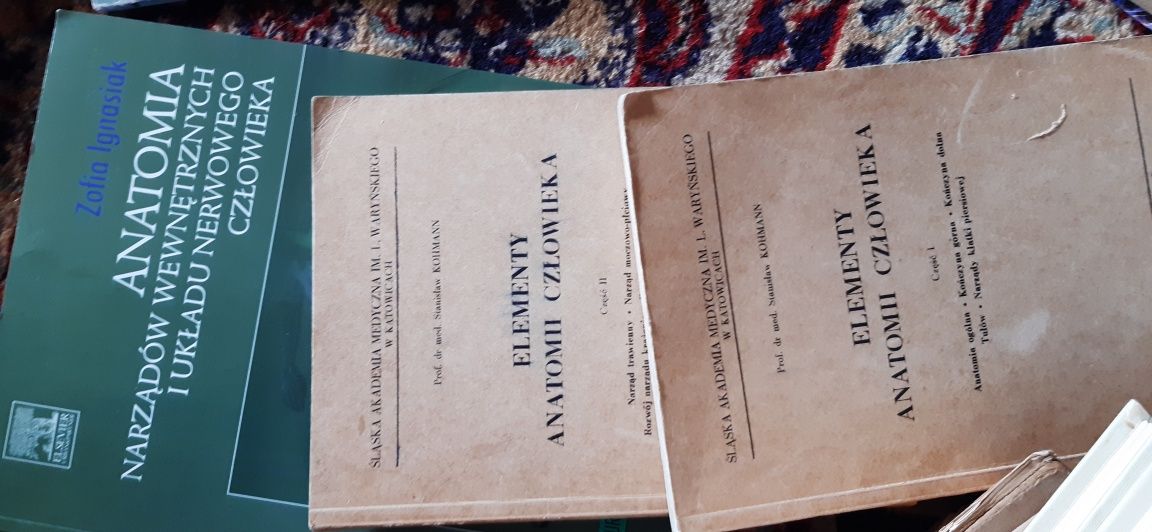 Podręczniki akademickie biologia, anatomia, fizjologia, biochemia, gen
