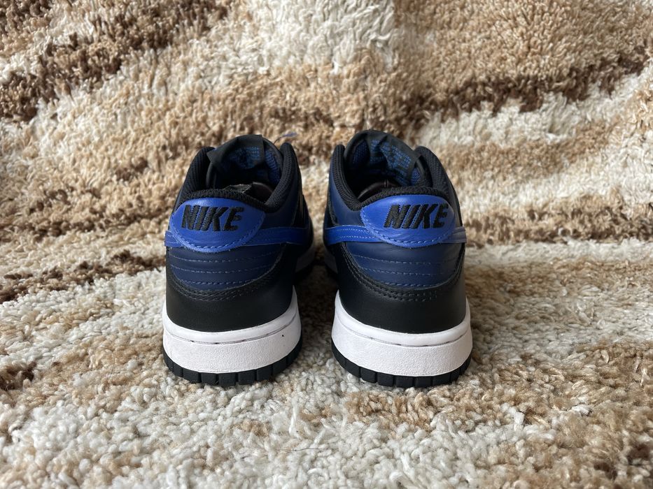 Оригінальні кросівки nike dunk low black blue