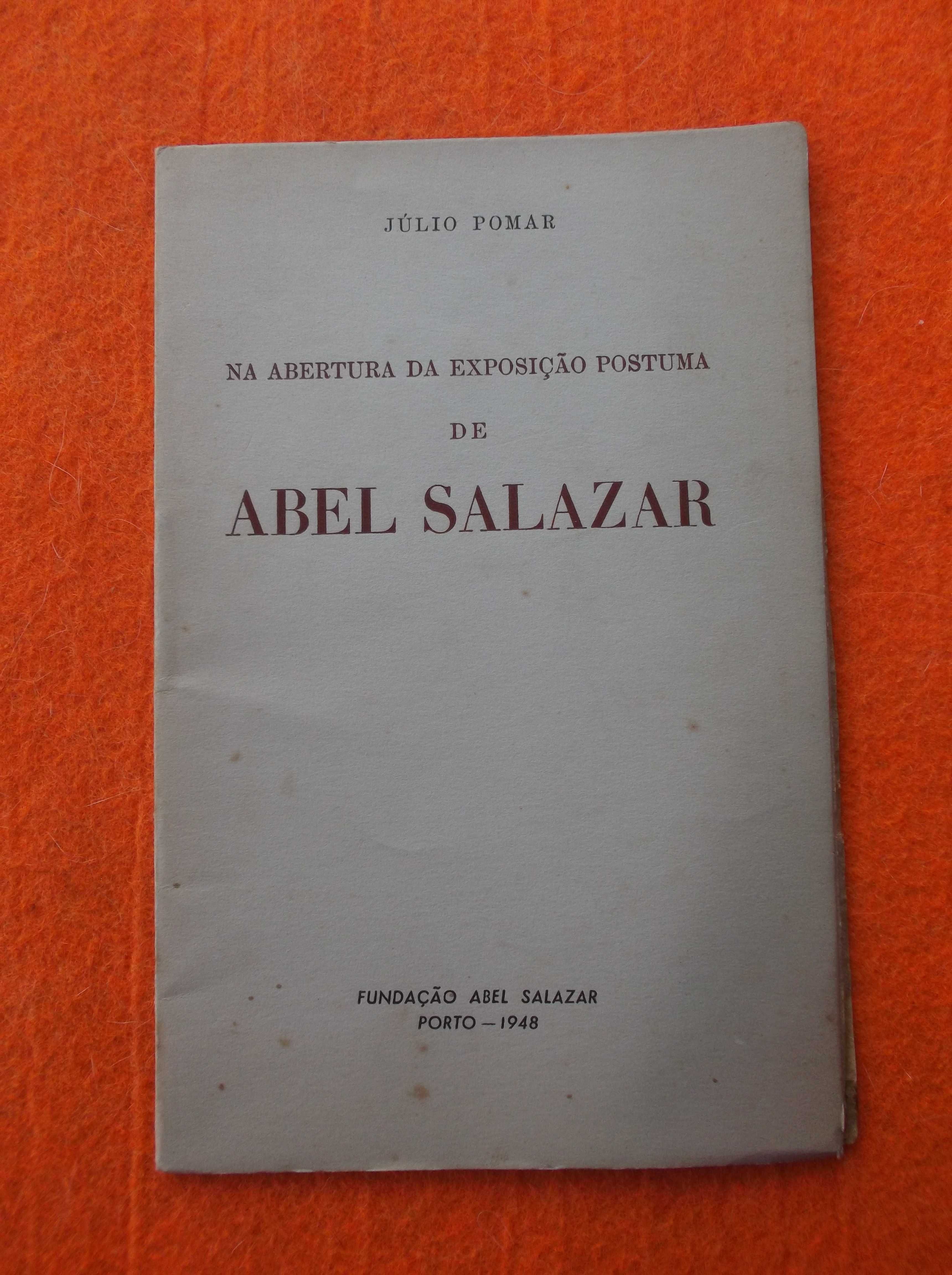 Na Abertura da Exposição Póstuma de Abel Salazar - Júlio Pomar